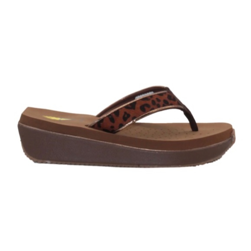 Volatile Neville Platform Flip Flop
VOLATILE leopard tan